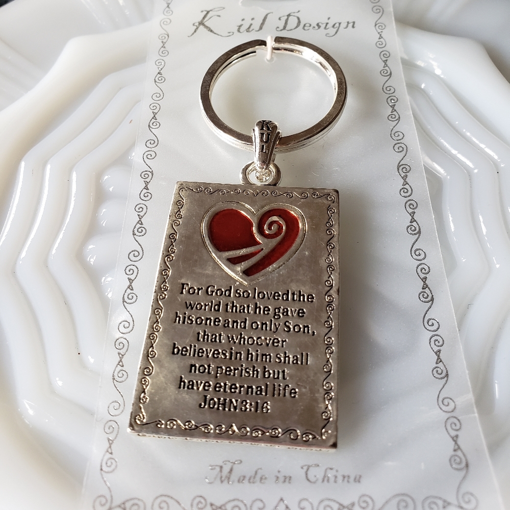 Kull Design 'For God So Loved The World' Keychain